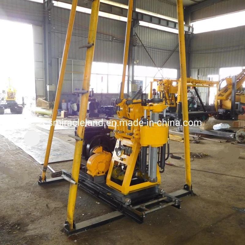 200m Deep Hydraulic Portable Movable Water Well Drilling Rig