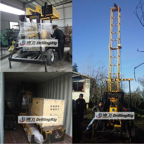 Manufacturer 400m Portable Irrigation Water Well Borehole Drilling Machine