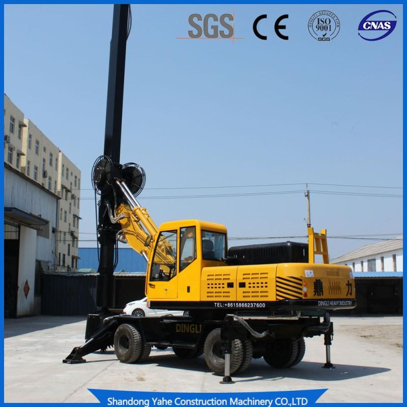 20m Wheeled 360 Economical Water Well Rotary Drilling Rig Machine Manufacturer