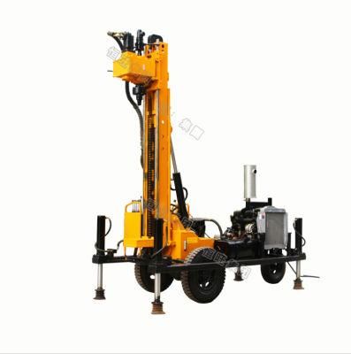 100m Pneumatic and Slurry Drilling Hard Rock Water Well Drilling Rig