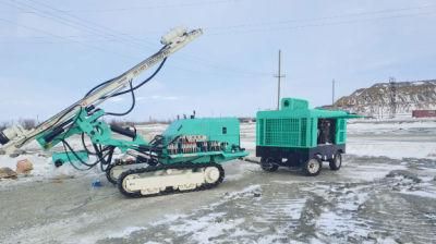 76mm Rotary Piling Air DTH Drilling Rig Machine for Sale