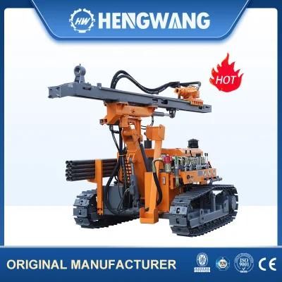 Water Tank Wet Dust Collect Surface Rotary DTH Hammer Diamond Bit Drill Rig