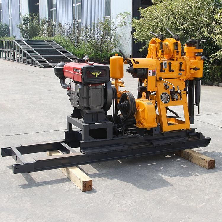 160m Depth Small Water Well Drilling Rig Diesel Drive Drilling Machine