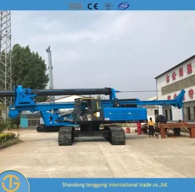 5-50m Drilling Depth Crawler Hydraulic Piling Drill Rig Photovoltaic Drilling Rig