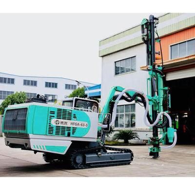 Hfga-63 High Efficiency Portable Mining Drilling DTH Blast Hole Drill Rig