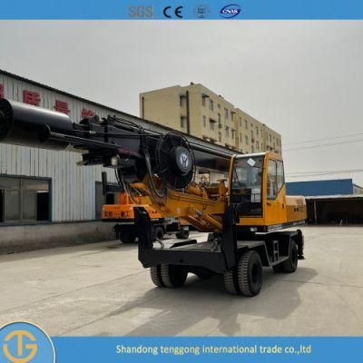 Crawler Pile Driver Hammer Bored Pile Rotary Oil Surface Mini Piling Drilling Rig