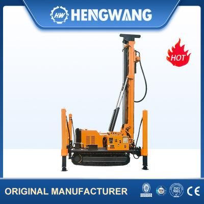 Drilling Depth 100 to 1000 Meter Crawler Pneumatic Rotary Water Well Drilling Rig Machine Prices