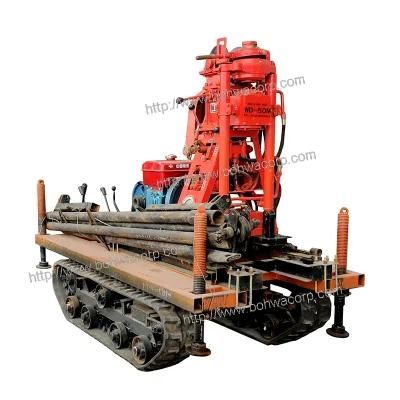 50m Crawler Based Civil Engineering Borehole Drilling Machine