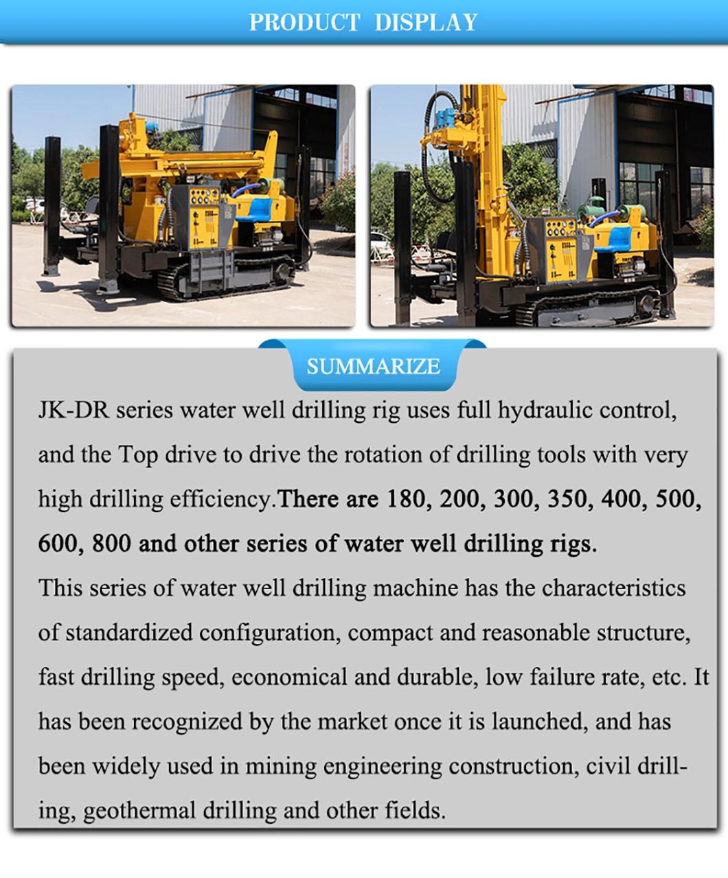 Jk-Dr 300 300 Meter Water Well Drilling Rig for Sale