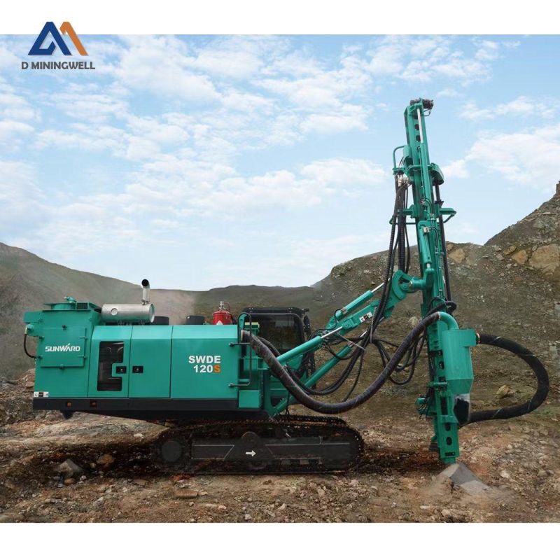 Integrated DTH Drilling Rig Blasting Hole Drilling Rig Mine Rock Drill Rig with Cab