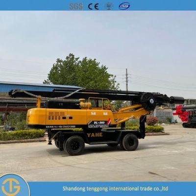 Excavator Pile Driver Rotary Oil Surface Mini Piling Machine Head Hydraulic Piling Rig