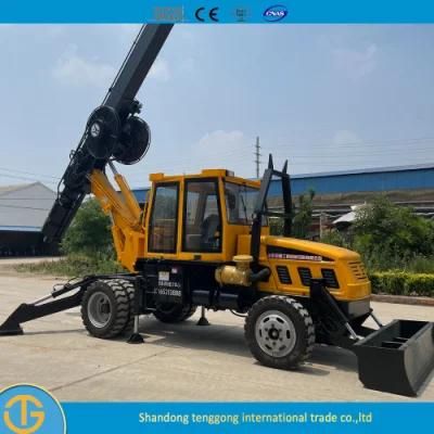 Hammer Construction Auger Piling Machine Price Drilling Rig for Sale Dl-180 Model