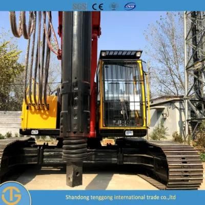 Pile Crawler Surface Rotary Mounted DTH Piling Making Machine Drilling Rig