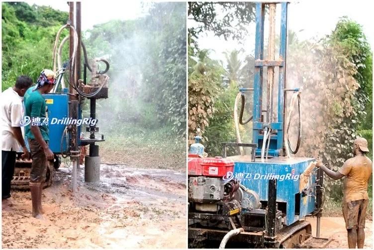 100m Depth Borehole Drill Machine with High Efficiency