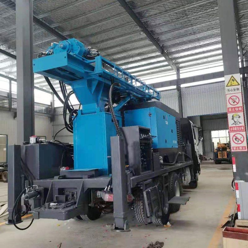 Dminingwell Hydraulic 350m Truck Mounted Drilling Truck Price Diesel Water Well Drilling Rig