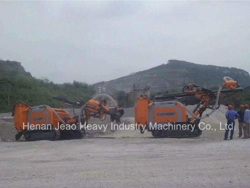 80-115mm Integrated DTH Crawler Drill Rig Surface Quarry Mining Blasting