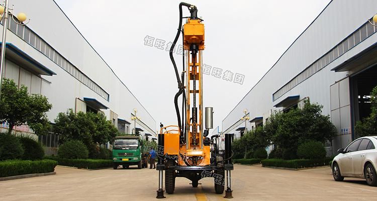 150m Mud Pump Air Compressor Pneumatic Water Well Drilling Rig