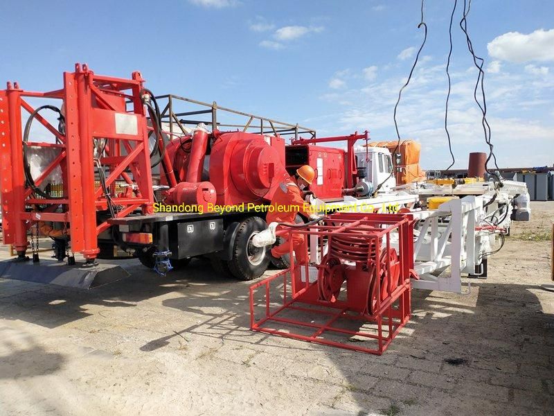 Xj75 Hook Load 50mt Truck-Mounted Water Well Drilling Maintenance Workover Rig