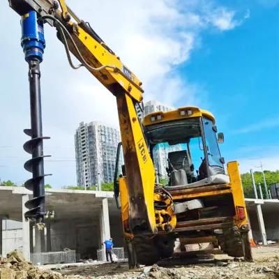 Hot Sale Post Hole Digger Earth Drill Excavator Skid Steer Attachment Hydraulic Earth Auger for Tree Planting