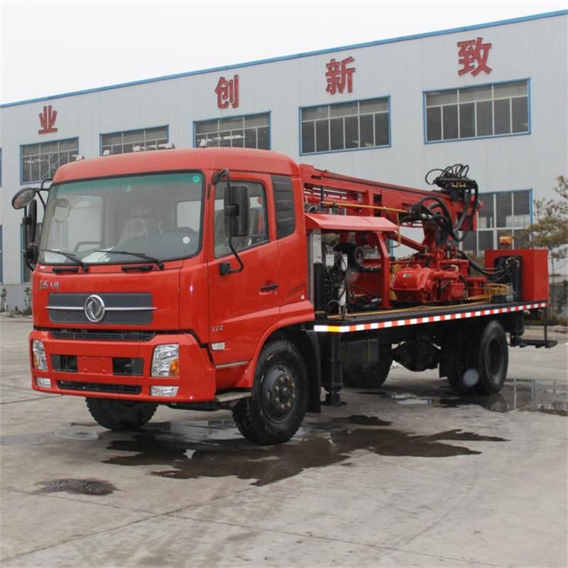 Drill Depth 600m Truck Mounted Rotary Drilling Rig