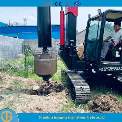 Hydraulic Micro Bored Portable DTH Oil Deep Well 5 Meters Rotary Drill Rig