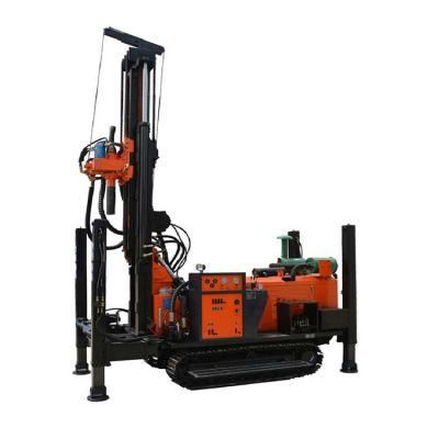 Crawler Type Mounted 180m Deep Borehole Water Well Drill Rig