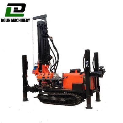Crawler Pneumatic Crawler DTH Rock 120m Drilling Rig Portable Drilling Rig for Water Well