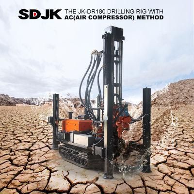 Jk-Dr 180 M Cheap Borehole Hydraulic Water Fast Drilling Rig