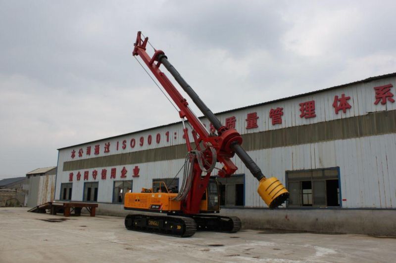 40m Hydraulic Pile Driver Machine Mini Pile Driving Rotary Drilling Rig