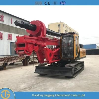 Rotary Pile Driver Bored Tractor Portable Crawler Pile Driver Drilling Dr-90 Rig for Free Can Customized