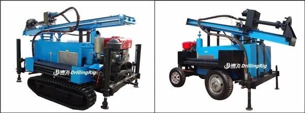 Dfq-100W Hydraulic Small DTH Hammer Water Well Rig Drilling Machine