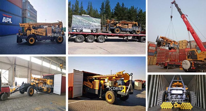 (TWD300) Trailer Mounted Small Borehole Water Well Drilling Rig