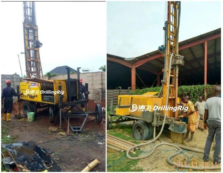 Mining Hard Rock Drilling Rig for 200m Borehole