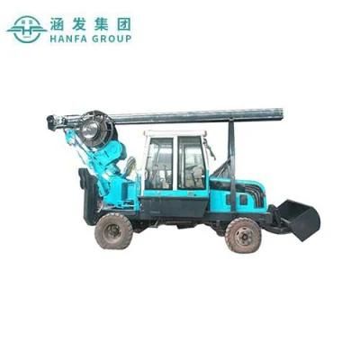 Hot Selling Hf-W11 Wheel Type Hydraulic Rotary Drilling Rig for Piling