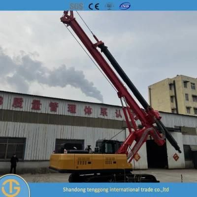 Hydraulic Pile Driver Machine Mini Pile Driving Rotary Drilling Rig for Sale