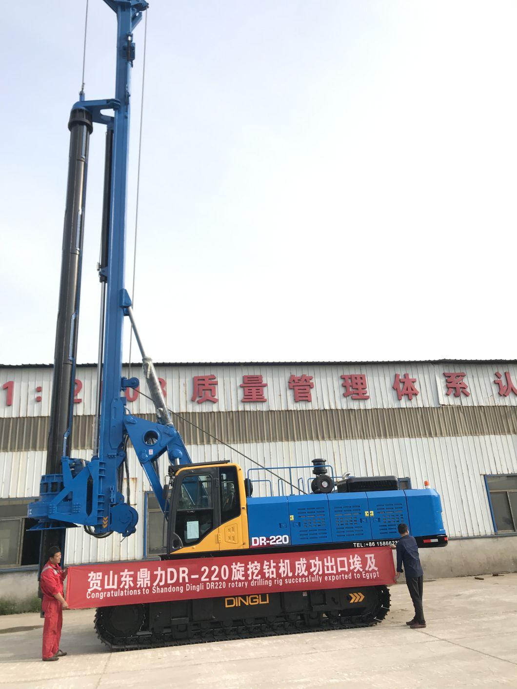Good Quality 60 Meter Economical/Hydraulic/Crawler Drilling Rig for Sale Dr-220 Price Has Passed CE SGS Certification