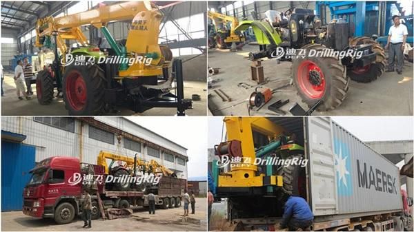 6m Crane Auger Drilling Rig for Pole