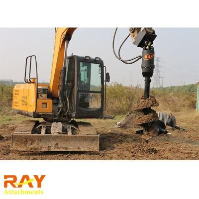 Excavactor Attachment Post Hole Digger Digging Machine Earth Auger for Sale
