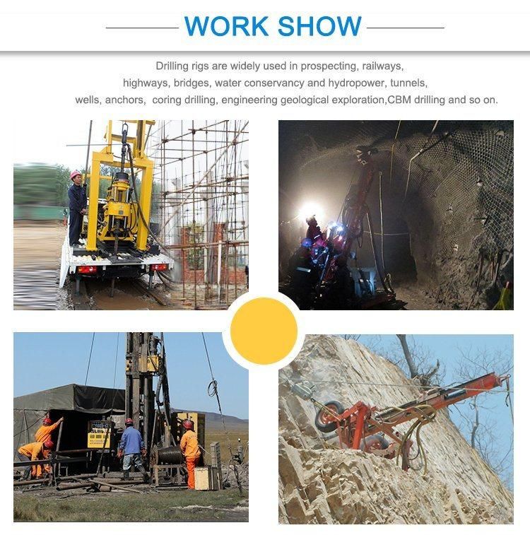 Trailer Mounted Hydraulic Water Well Drilling Rig Machine