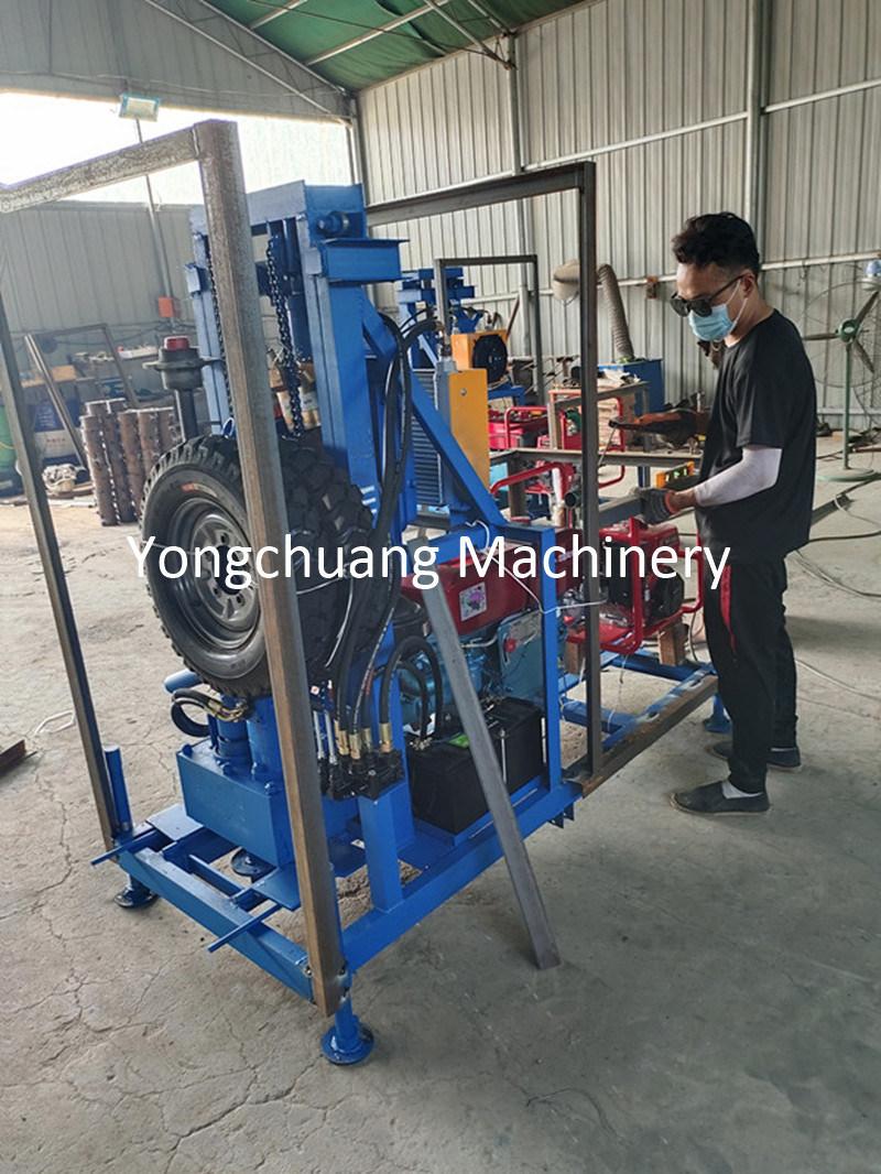 Hydraulic Water Well Drilling Machine with Electric Starter Function