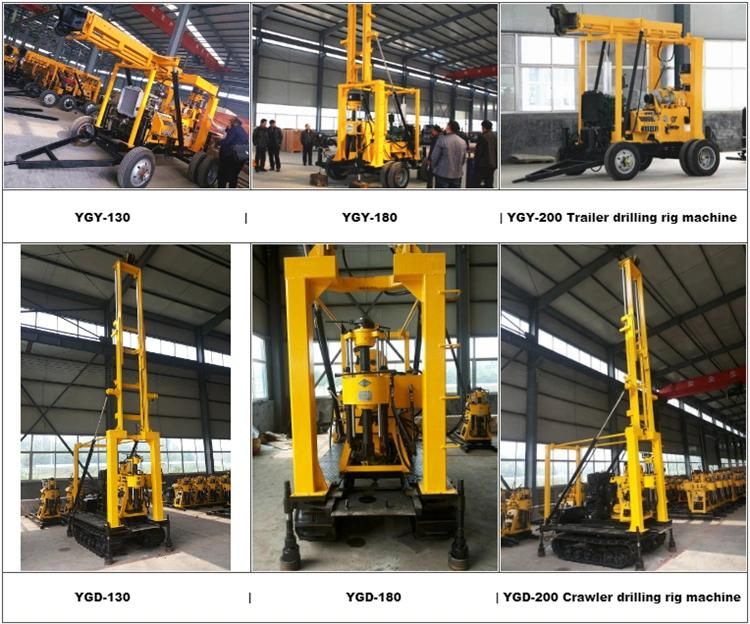 Rock Core Borehole Water Well Drilling Rig Machine