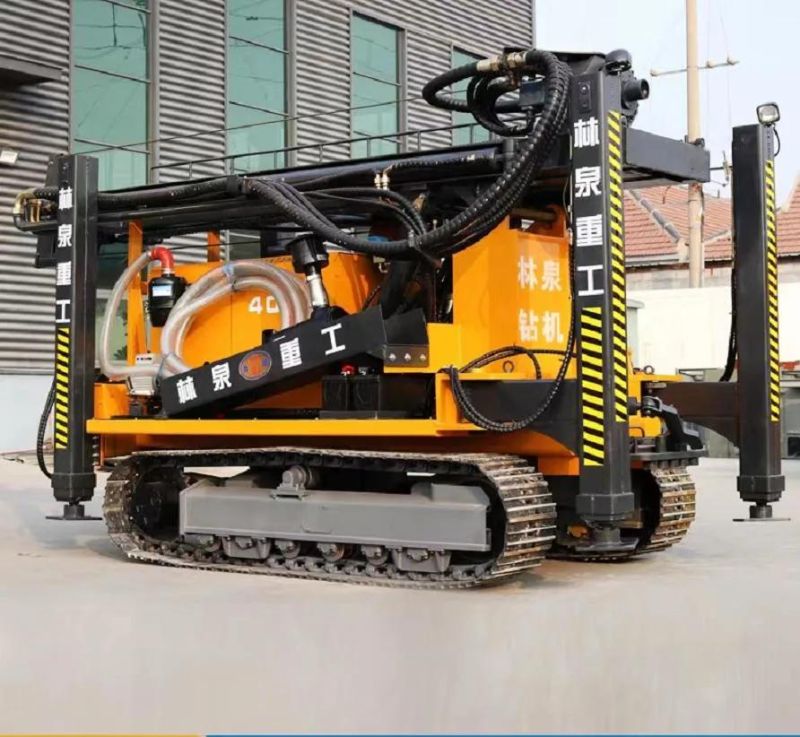 Crawler Water Well Drilling Rig Ground Water Drilling Machine