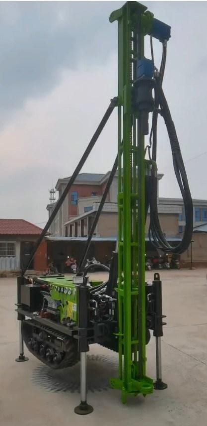 High Quality Crawler Mounted Small Mini Rock Deep 300m Water Well Borehole Drilling Rig