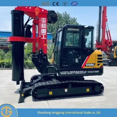 Mini Pile Driver Drilling Electric Pile Driver Epuipments Dr-60 Middle Rotary Rig Machine