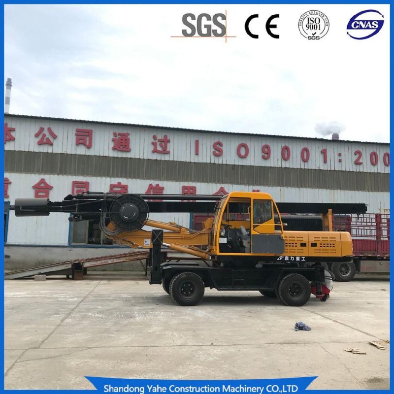 Construction Wheeled 20m Rig for Water Well Drilling/Core Drill Driver for Sale