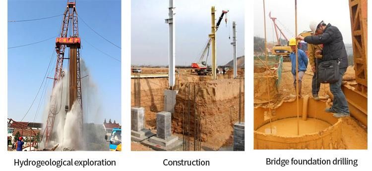Drilling Depth 160m Rock Mountain Use Water Well Borehole Drilling Machine with Cheap Price