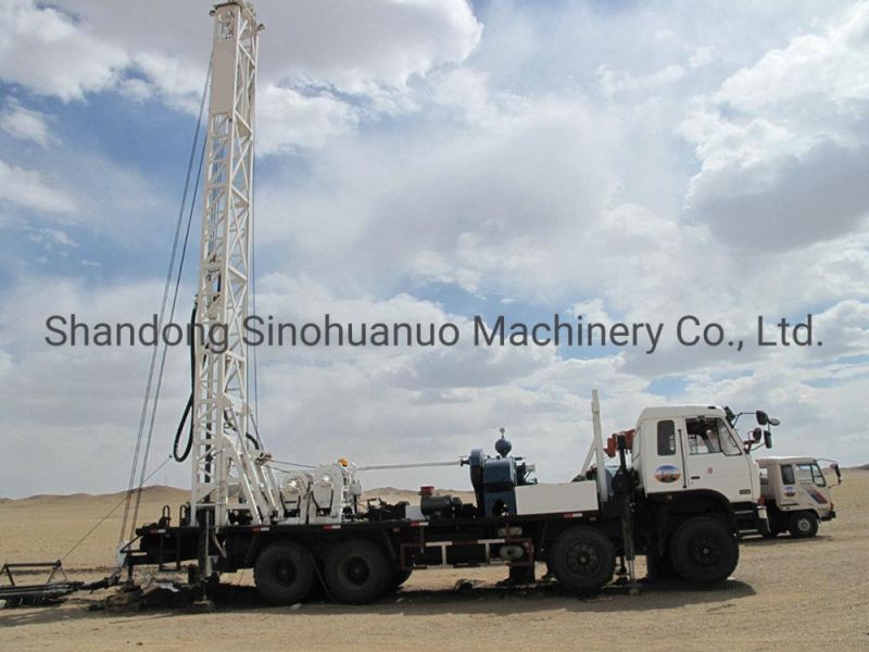 Sinotruk 8*4 Chassis Truck Mounted Deep Hole Water Well Oil Well Drilling Rig Machine Rig for Sale