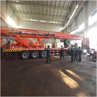 1000m-1200m Truck Mounted Deep Borehole Water Well Drilling Rig Machine with Truck