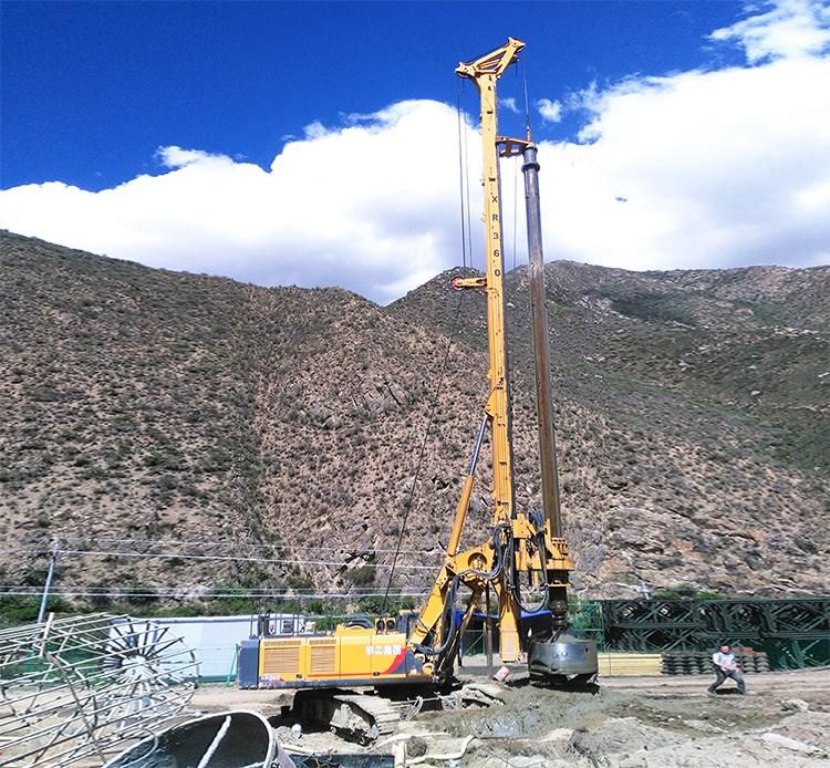 XCMG Hammer Borewell Piling Machine Xr360 Hydraulic Crawler Rotary Drilling Rig