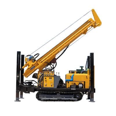 Factory Price 100m 130m 180 mm 200 mm Hydraulic Small Portable Mini Trailer Water Well Drilling Rigs Mine Drilling Rig